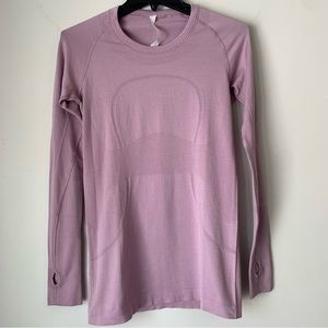 LULULEMON Swiftly Tech Long Sleeve
Crew Vintage Mauve Pink Top 8